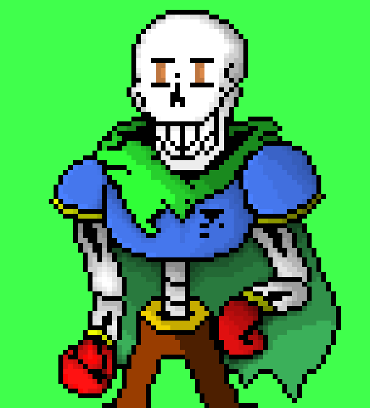 W.I.P WarpedArraTale Papyrus | Good god, my hand is starting to hurt, and yet PAM, is being a bitch, and reloading like, every tab, when I switch, tabs, so I can`t, really look at anything... -Terrie