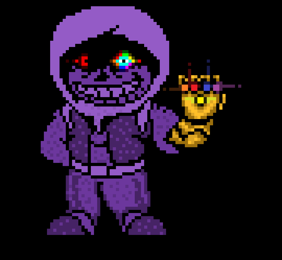 [Thanos Dust sans][The Snap!][edited by lancer89]