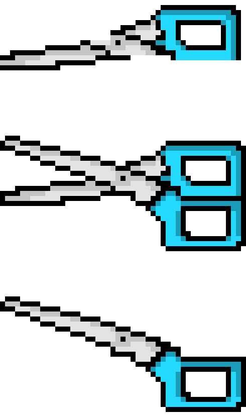 Blue Scissors - Full Set