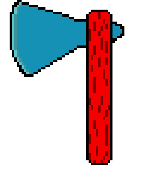 [9664c4] Blue Crystal Axe