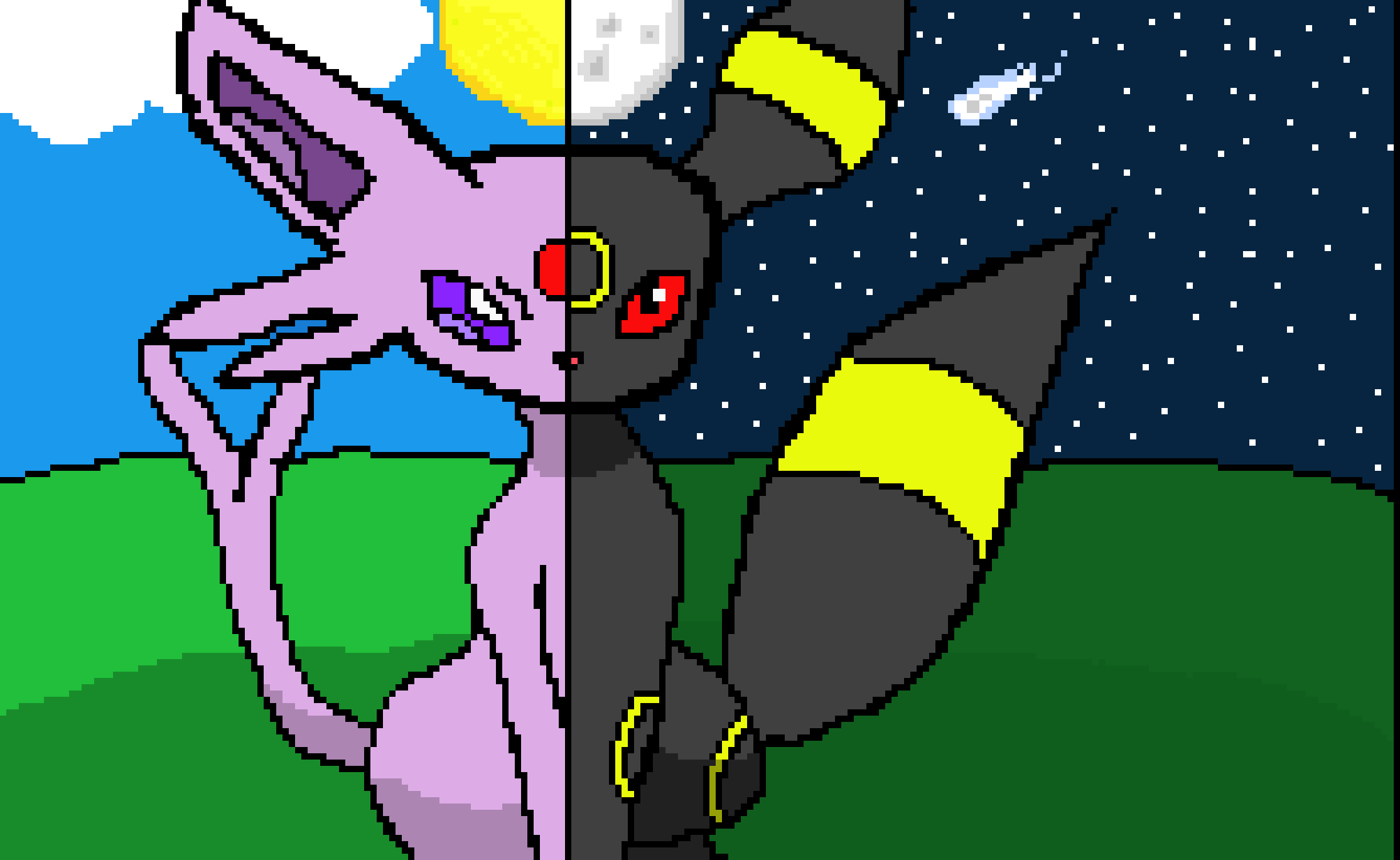 [9664c4] Espeon & Umbreon