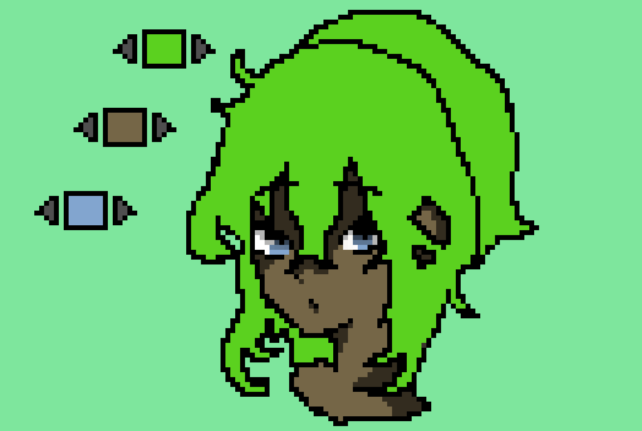 [ff4860] character 1 v2.0..green