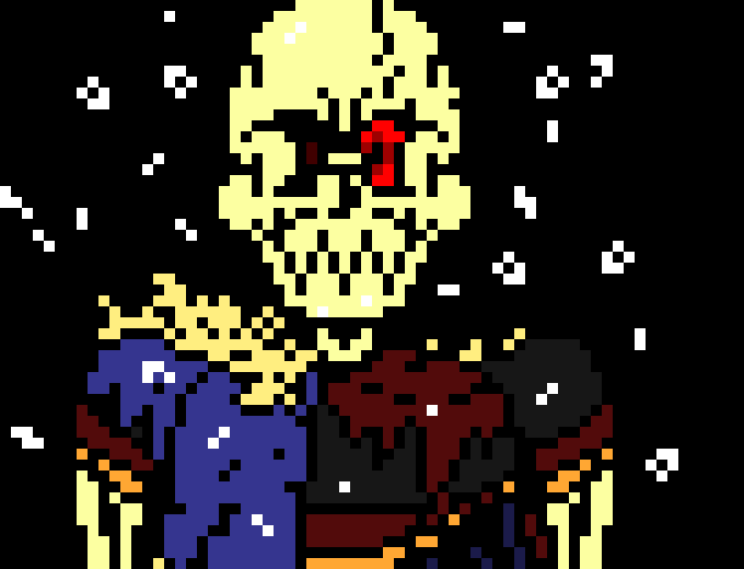 [793648] * He dodges right into papyrus' fist, as he slams even harder then when he had the gloves on, although he had no gloves now.. since his items were gone. *