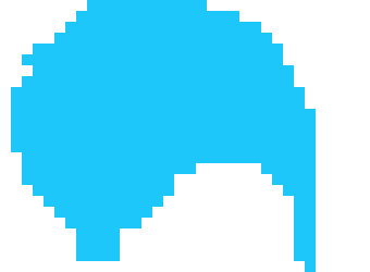 [9664c4] blue afro
