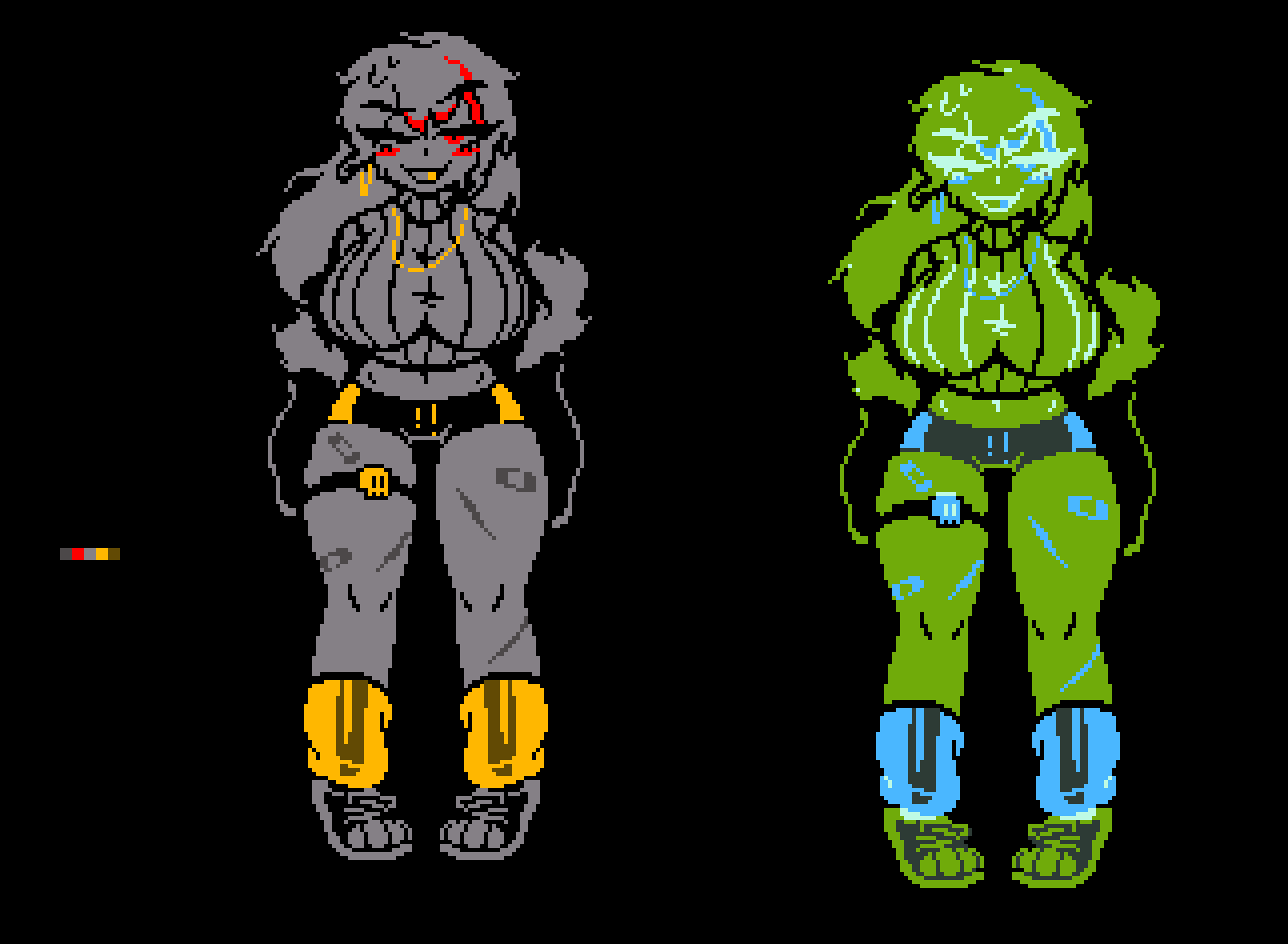 [3d9955] underfell sans but female