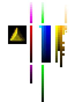 [6ff40a] Heulandite w/Palette