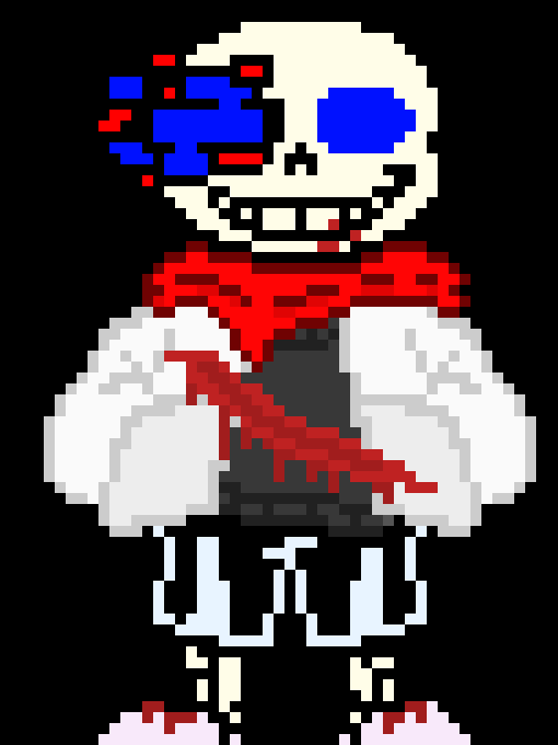[7456f1] *grabs blue and slams him down very hard 1 time*