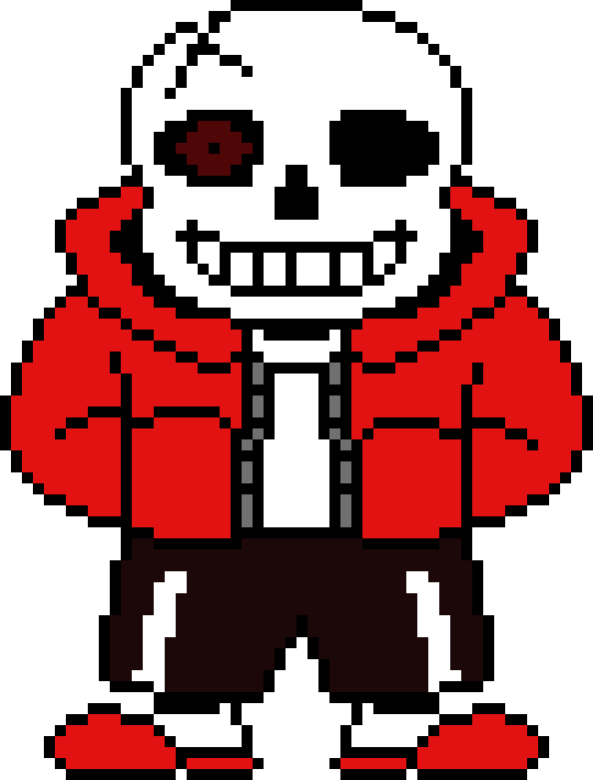 [9664c4] Provoked by chara HardTale Sans