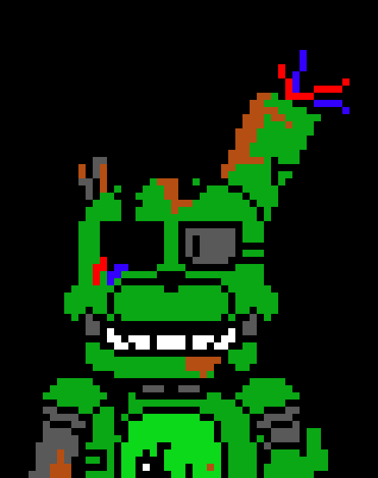 * A few smoke particles flew out of his eye socket as the room filled with the smell of gas* "B-Boot, Up, R unning."