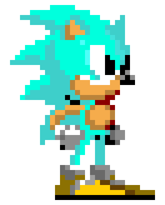 [bd9c19] 16 BIT Tealic the hedgehog