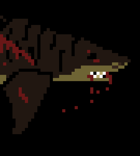 [013076] -[ it lets the unnamed guy go, but rolls over and is now upside down. imagine a fucking chubby cat or some shit upside down but no fur  and its FUCKING GIGANTIC OR SOME SHIT ]-