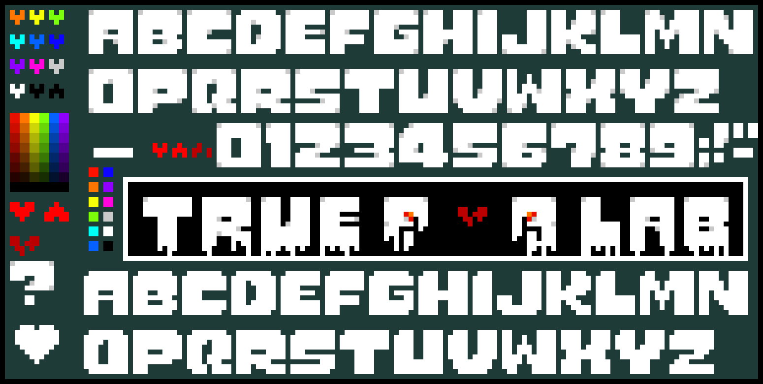 Undertale logo making studio TRUE LAB
