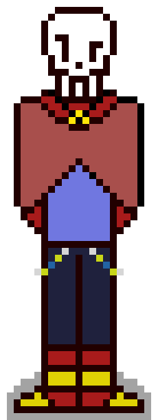 [9664c4] LockTale Papyrus Overworld Sprite