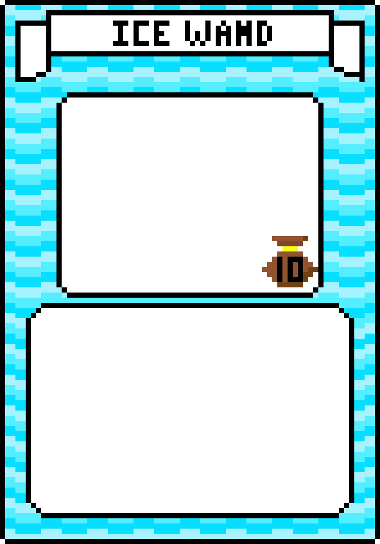 [aca841] Ice Wand Card