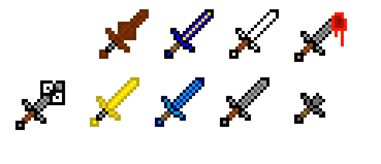 [9664c4] Minecraft Swords