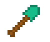 [9664c4] Minecraft Diamond Shovel