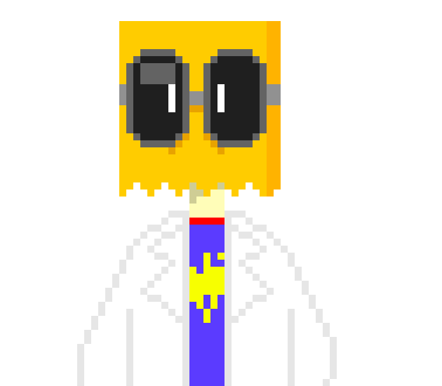 [7b7bce] -gets up and sweeps dirt off lab coat- jeez...oh...h-hello...