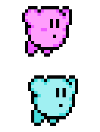 [fe5571] kirby and ice kirby
