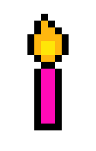 [9664c4] pixel candle