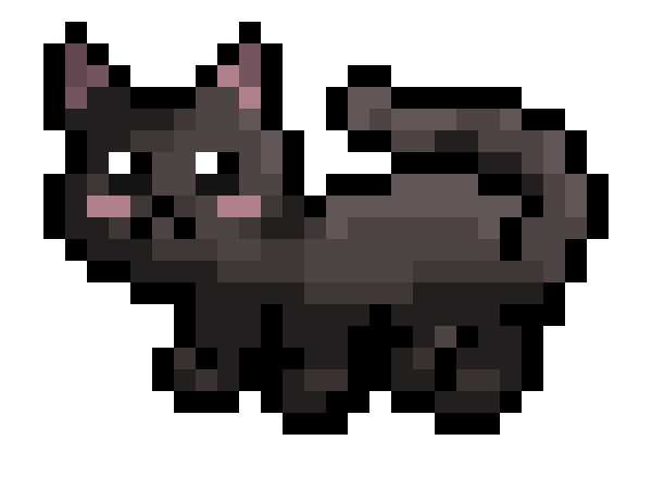 [078069] Cat Crouching