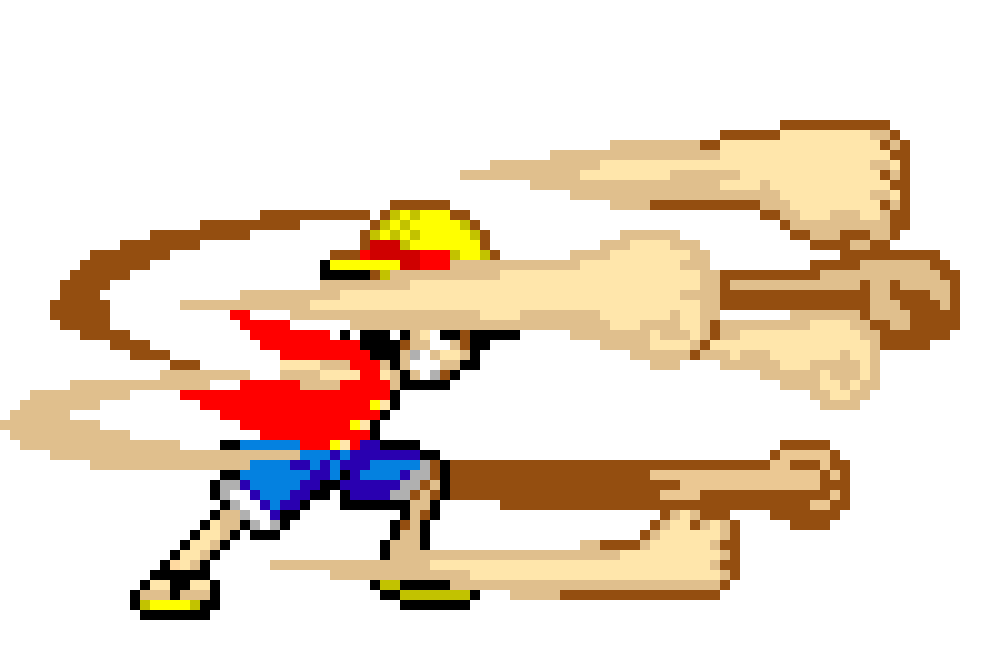 luffy gatling