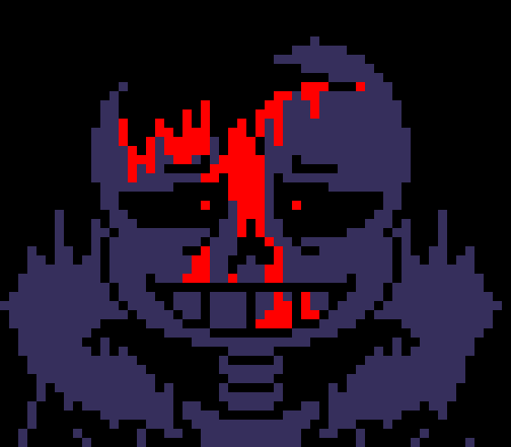 [7ce906] *(Demented looked around for something to do.) -HorrorTale Sans