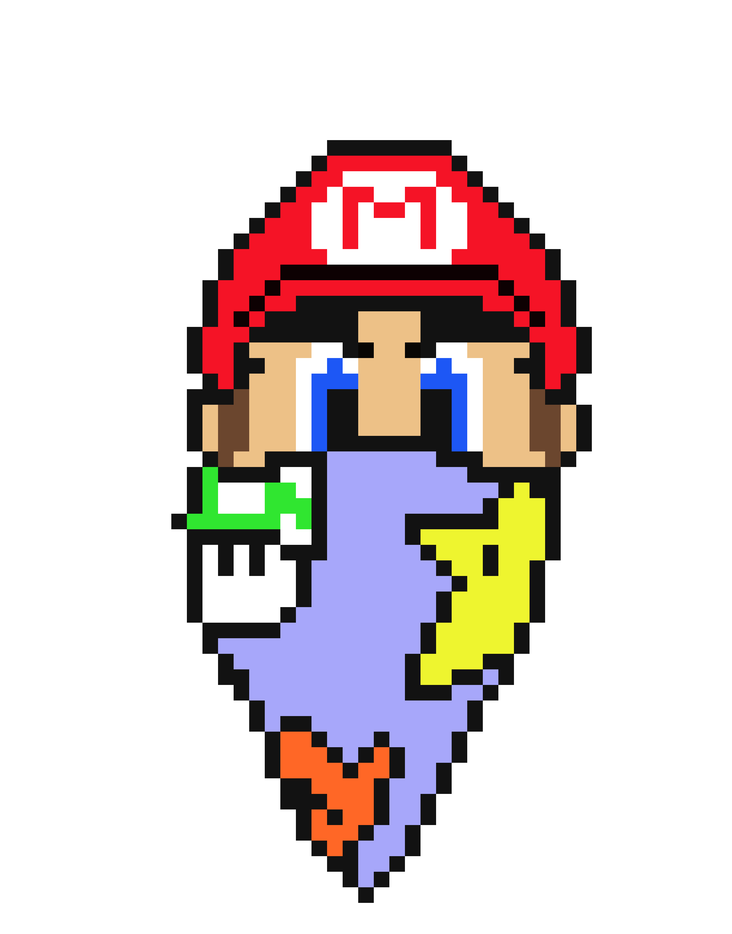 [9664c4] super mario beads art