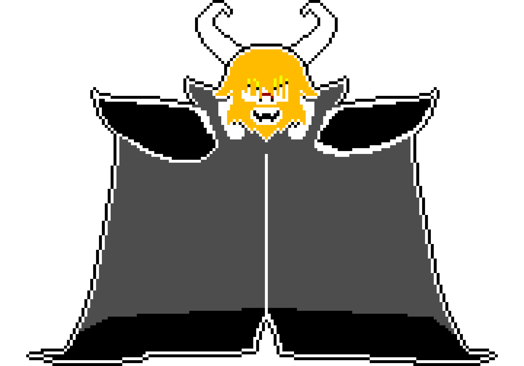 [9664c4] ShadowTale Asgore Battle sprite transparent