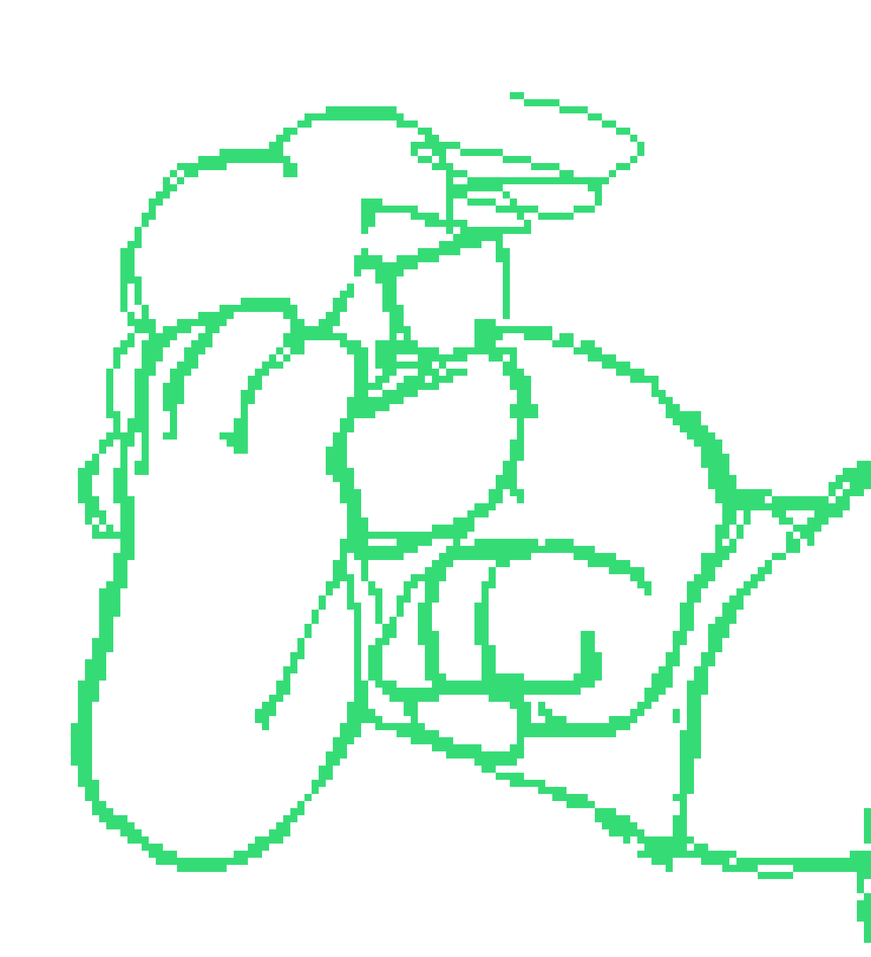 [2af0b1] so. i drew the green Nerd. god i'm so tired but my lecture is coming up next hour