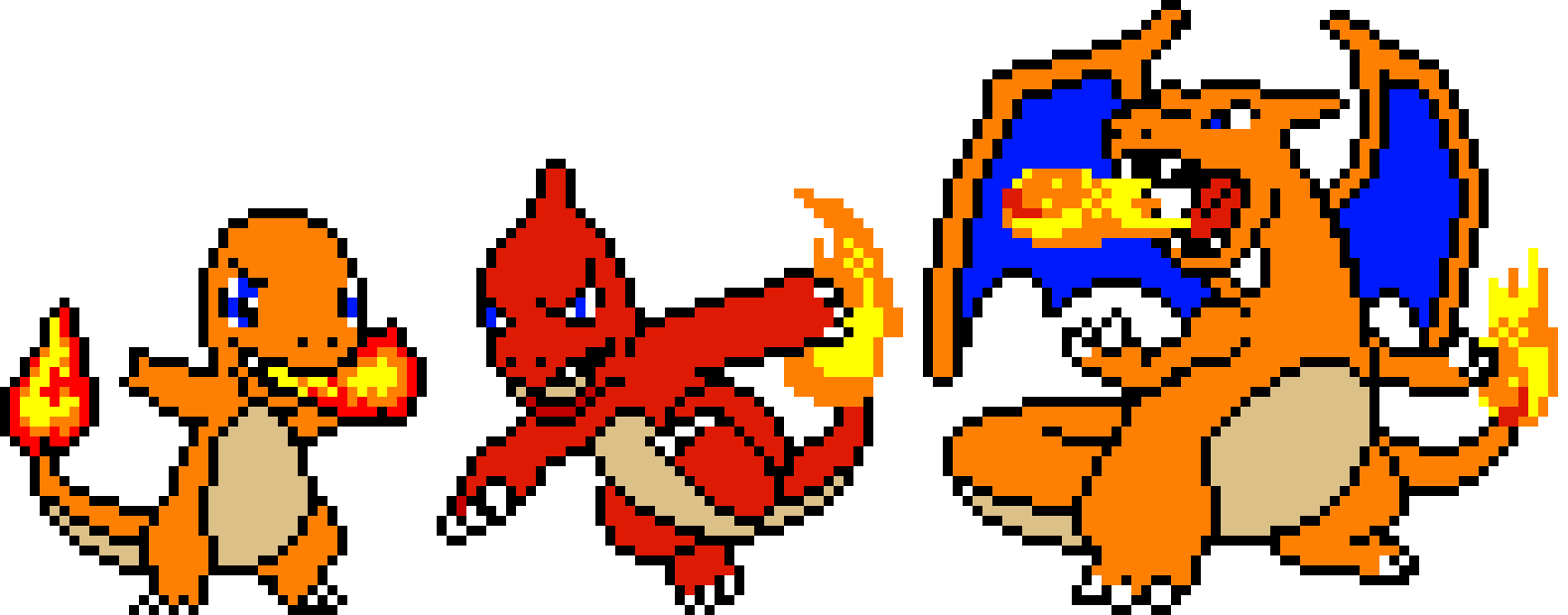 [9664c4] Charmander Evolution Line