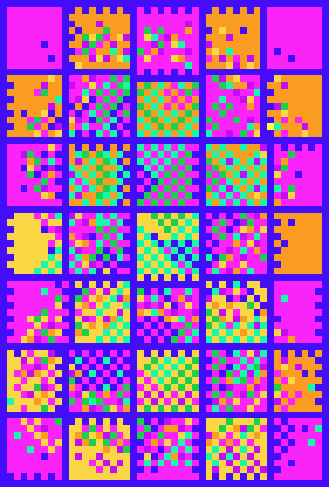 [9664c4] pink orange mirror