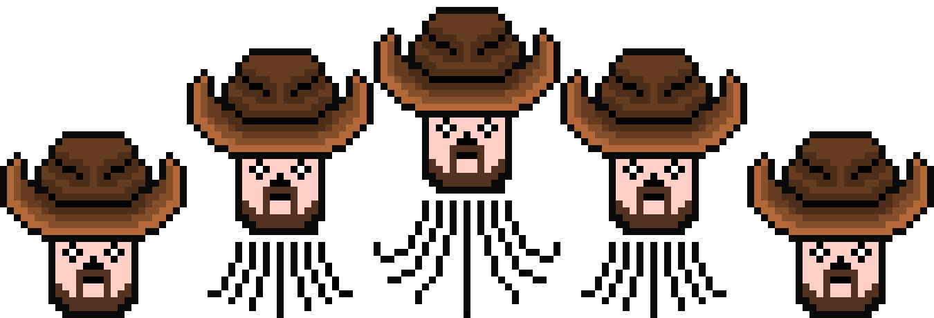 [9664c4] cowboy head