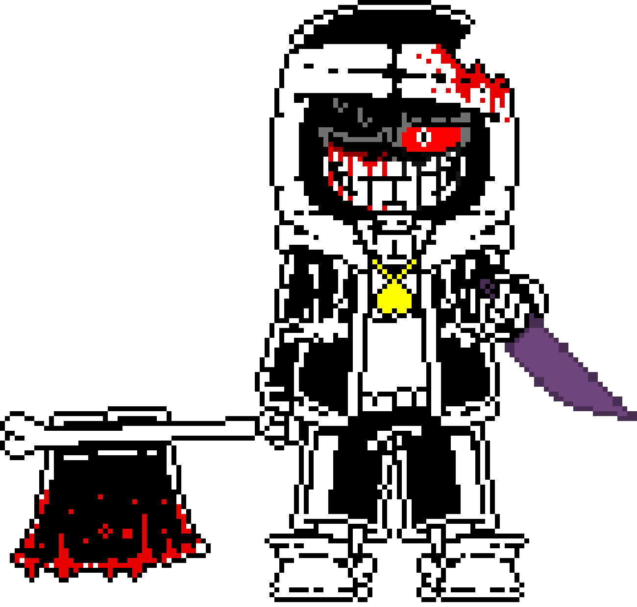 [3266b9] HorrorTale: Wrath of the Queen (HorrorKiller - My Take - Battle Sprite)
