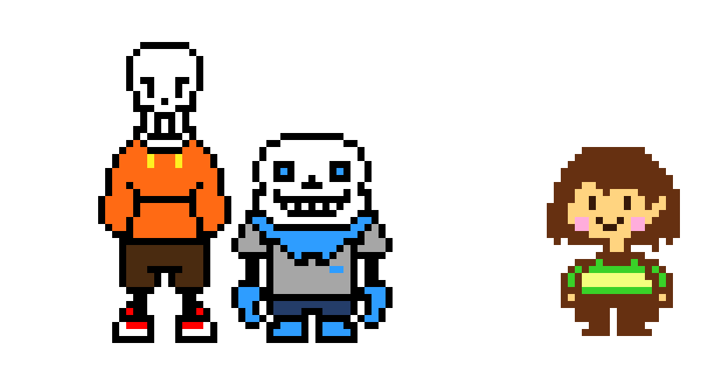 [9664c4] Underswap Sprites (Carrot/Blueberry/Chara)