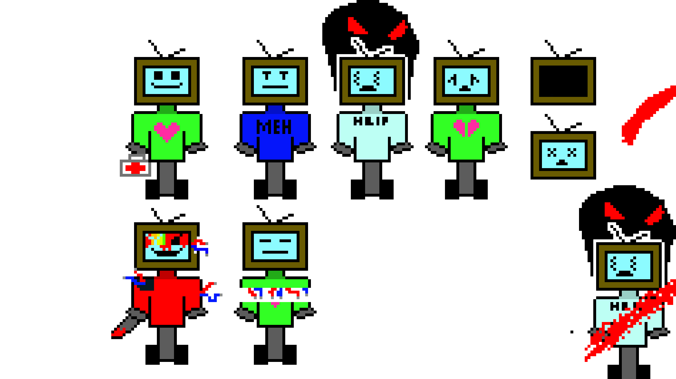 [3a33bd] Can someone make something that looks like this robots creator in the blank spot of my sprite sheet-Speck