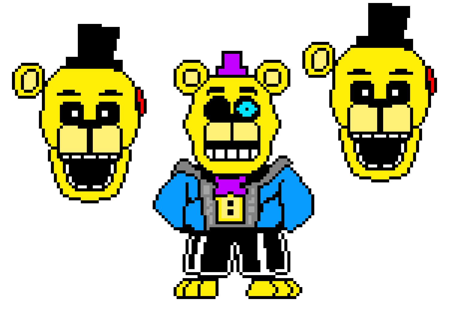 FNaFtale FredBear Colour