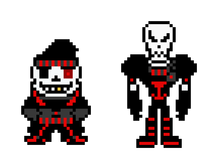 [9664c4] [REPUBLISHED PIXELART] - Trainerfell Skelebros