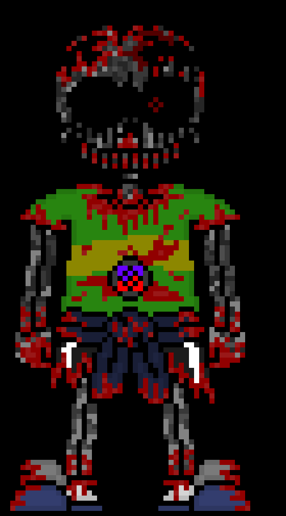 [2fbf6b] he isn't devolving, the name of the AU is my first terrorkiller take which means its not terrorterrorkiller it takes terrorterror and just gives him the powers of killer and makes it terrorkiller my take