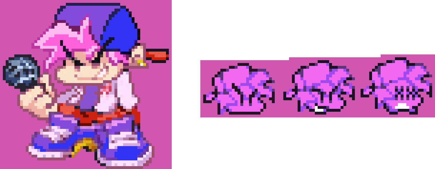 [7dad56] Boyfriend Week 6 Character & Icon (Friday night Funkin B-Sides)