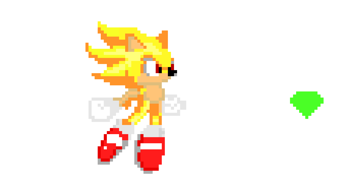 [9e2155] SuperSonic pixel art