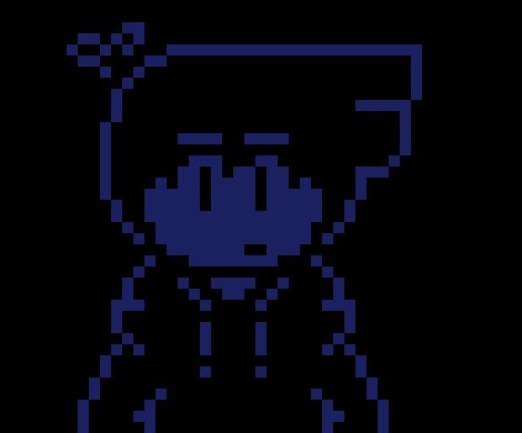 [77b851] - Notices Temmie scratching his leg - How did I not notice that, sure you can stay just lay on the dog bed that, well Darryl had a cat and the cat was large and then the cat ran.. nevermind just stay there.. 