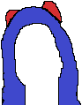 [de4f81] Hair - Blue 1