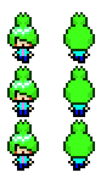 [9664c4] Green haired Chibi