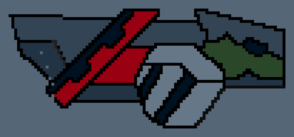 [9664c4] Geometry Dash Icon ship5