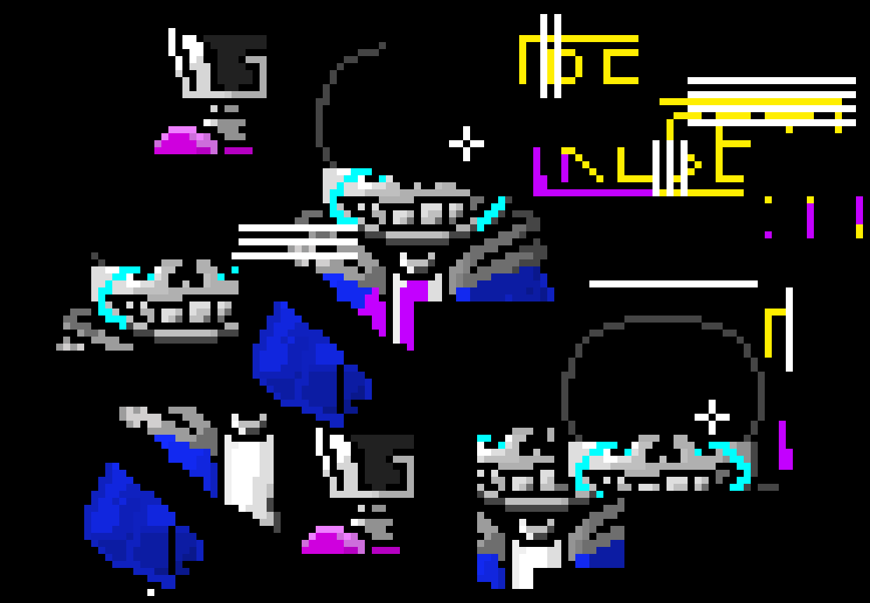 [92f3ff] undertale last hope phase 24 v2 with shading