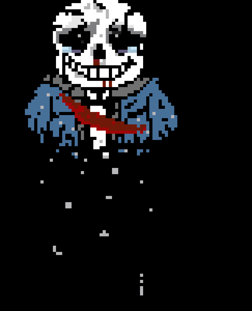  DYING GHOST Sans Sprite