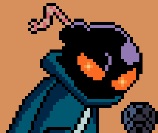 I'm just tired...sleepy...had a big fight with some "ink demon" pft. Sounds stupid... -Whitty (cleetus