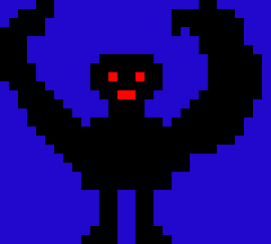 [a25343] -ink automatically jolts out of his back in self defence from bendy- Bendy... there is no need for fighting...