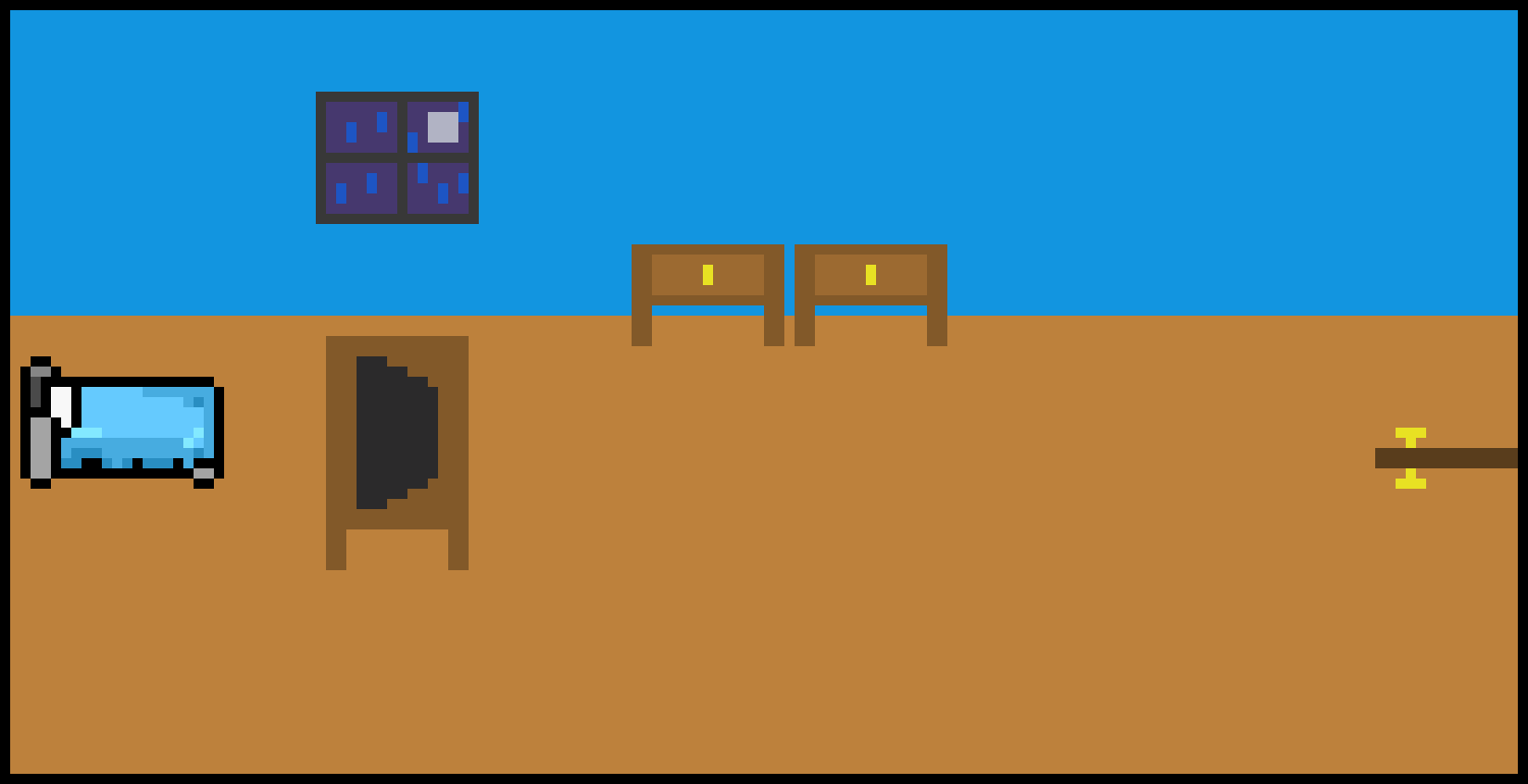 [bbf4f8] First room