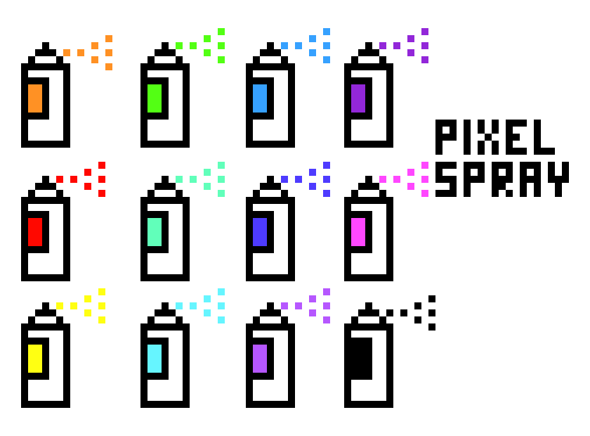 Pixel spray